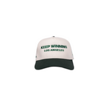 Classic Logo Cap: Ream & Forest Green