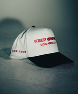 Classic Logo Cap: Red & White
