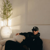 KW Staple Logo Hat: Black