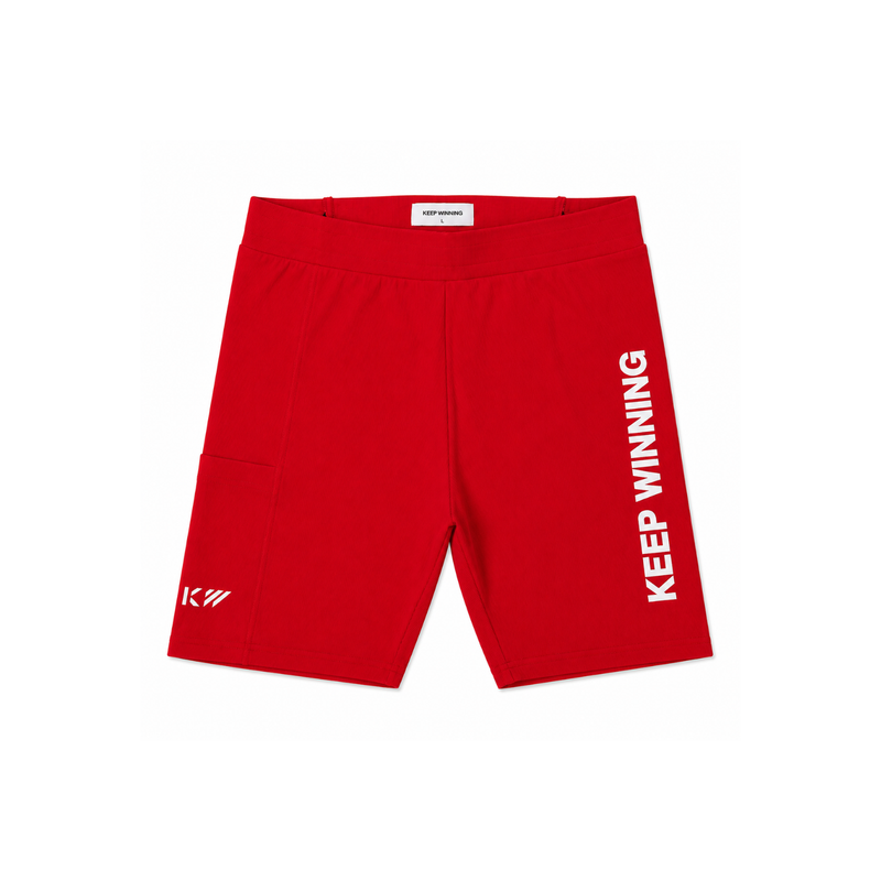 Charge Red Half Tights