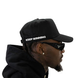 KW Staple Logo Hat: Black