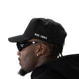 KW Staple Logo Hat: Black